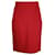 Roland Mouret Arreton Pencil Skirt in Red Wool  ref.1081633