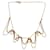 Dior women's necklace in golden metal and rhinestones  ref.1081649