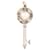 Tiffany & Co 18K Atlas durchbohrter Schlüsselanhänger Golden Metall  ref.1081688