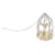 Autre Marque Collier pendentif cage à oiseaux en diamant Métal Argenté  ref.1081693