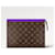 Louis Vuitton LV pochette voyage nouveau violet Toile  ref.1081759