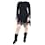 Chanel Vestido negro mezcla de mohair - talla UK 8  ref.1082144