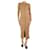 Autre Marque Abito in maglia con colletto a coste color cammello - taglia UK 12 Marrone Viscosa  ref.1082150