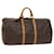 Louis Vuitton Keepall 55 Brown Cloth  ref.1082188