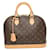 Louis Vuitton Alma Brown Cloth  ref.1082227