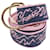 Missoni Woman's Purple Canvas w. Logo pattern lined Ring Waist BELT One Size Cotton  ref.1082399