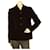 Miu Miu Brauner, mit Cord gefütterter, klassischer Blazer, Jackengröße 42 Baumwolle  ref.1082457