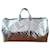 RARE Louis Vuitton Keepall bag 55 Monogram Mirror Silvery Synthetic  ref.1082595