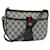 GUCCI GG Canvas Sherry Line Shoulder Bag Gray Red Navy 89 02 032 Auth yk8710 Grey Navy blue  ref.1082725