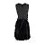 Autre Marque 6267 Vestido compacto de lana con pluma Gris - vista 2
