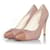 Chanel, Old pink cap toe pumps Suede Leather  ref.1082810