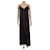 Robe Chanel de la collection 2022 en coton noir avec logos CC  ref.1082876