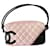 Pochette Chanel Cambon in pelle rosa e nera  ref.1082980