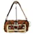 Sac Dior Columbus en daim et cuir marron et laine de mouton beige  ref.1082994