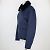 Dior Giacca con collo in pelliccia nera blu - vista 2