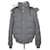 Dior Grey Fur Hooded Jacket Wool  ref.1083086
