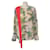 Stella Mc Cartney Blusa con relleno de hombros y manga larga con estampado tropical multicolor Sintético  ref.1083136