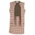 Gucci Checkered Vest and Skirt Set in Beige Lame Tweed Wool  ref.1083222