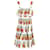 Dolce & Gabbana Kleid mit „Tomato Can“-Print aus mehrfarbiger Baumwolle Mehrfarben  ref.1083227