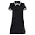 Miu Miu Embellished Collar and Sleeve Mini Dress in Black Polyester  ref.1083242