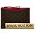 Louis Vuitton Brown Monogram Pochette Pallas Marrone Rosso - vista 13