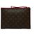 Louis Vuitton Brown Monogram Pochette Pallas Marrone Rosso - vista 3