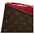 Louis Vuitton Brown Monogram Pochette Pallas Marrone Rosso - vista 9