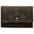 Monograma Louis Vuitton Brown 6 Chaveiro Marrom Lona  ref.1083410