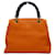 Gucci-Bambus Orange Leder  ref.1083684