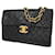 Chanel Matelassé Preto Couro  ref.1083787