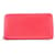 Louis Vuitton Zippy Organiser Pink Leder  ref.1083900