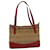 BURBERRY Nova Check Tote Bag Nylon Leather Beige Red Auth 54684  ref.1083915