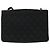 CHANEL Borsa a Spalla Matelassé con Catena Satin Nero Oro CC Auth bs8554 D'oro - vista 2
