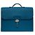 Sac à dépêches Hermès Borsa HERMES Sac a depeches in Pelle Blu - 101492 - vista 3