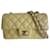 Timeless Chanel Classique Tasche kleines Modell Gelb Leder  ref.1084067