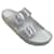 Manolo Blahnik x Birkenstock Transparent Arizona Sandals White Plastic  ref.1084292
