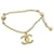 Pulseira de metal Chanel Dourado  ref.1084340