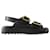 Gomma Sandals - Tod's - Leather - Black  ref.1084358