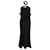 Diane von Furstenberg Neckholder-Kleid aus schwarzem Polyester  ref.1084373
