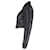 Chaqueta motera corta de cuero negro de Burberry  ref.1084386