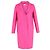 Hugo Boss Abrigo con botones Boss en lana rosa
