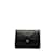 Chanel Bolsa de Ombro Média Clássica com Aba em Matelassê Preto Couro  ref.1084400