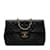 Chanel Bolso maxi clásico con una sola solapa Negro Cuero  ref.1084415