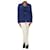 Ralph Lauren Blue single-breasted blazer - size UK 14 Wool  ref.1084611