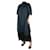 Pleats Please Blauer, kurzärmliger, übergroßer, plissierter Mantel – Größe UK 10 Polyester  ref.1084615