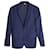 Burberry Notched Collar Tailored Blazer in Blue Wool Navy blue  ref.1084944
