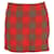 Apc A.P.C. Mini-jupe à carreaux en laine rouge  ref.1084975