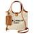 B-Army Mini Grocery Shopper Bag - Balmain - Canvas - Beige Cloth  ref.1084978