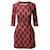 Mini-robe imprimée Maje en polyester rouge fleuri  ref.1084989