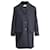 Valentino Garavani Roter einreihiger Mantel von Valentino aus schwarzer Baumwolle  ref.1084991